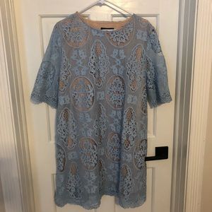 Blue Lace Dress